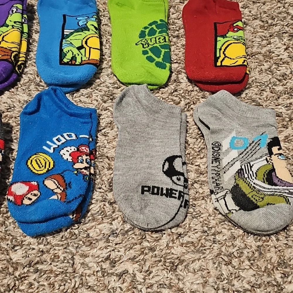 Boys Assorted Character Socks Size S/M